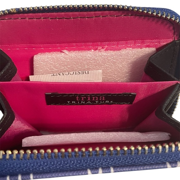 Trina Turk Navy and White Patterned Wallet - Picture 4 of 6